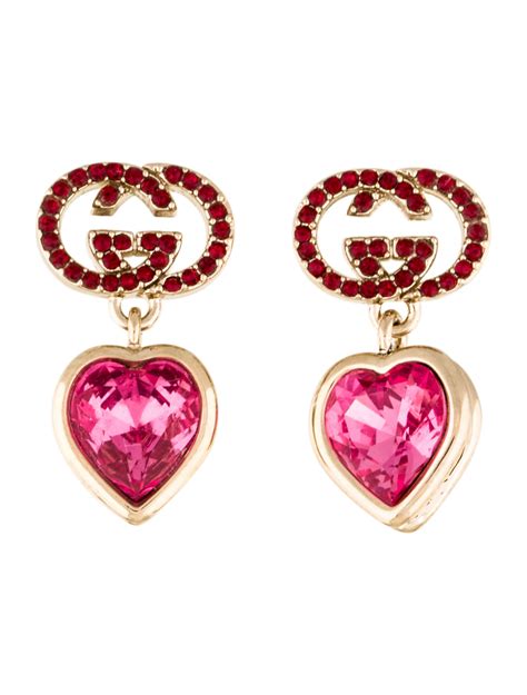 heart gucci earrings